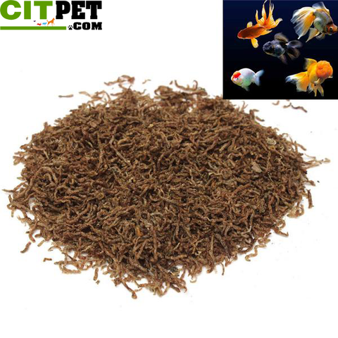 1 Bag Of Freeze Dried Food Blood Worm For Tropical Fish