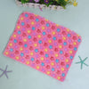 Cute Floral Star Print Pet Warm Mat Cat Dog Puppy Fleece Soft Blanket Beds Mat