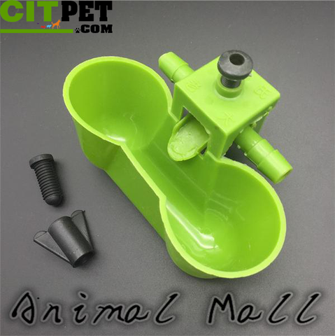 1 Pcs Green The New Water Bowls Quail Drinking Waterer Bird Siamese Water Bowl Feeding Tools